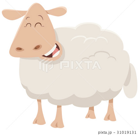 cartoon sheep animal character cartoon sheep animal character 31019131