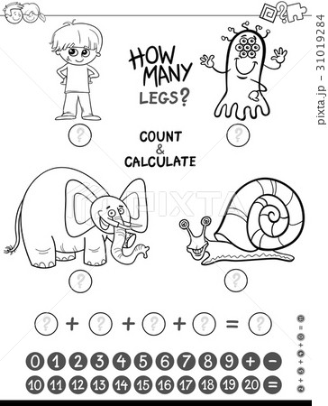 maths game coloring book 31019284