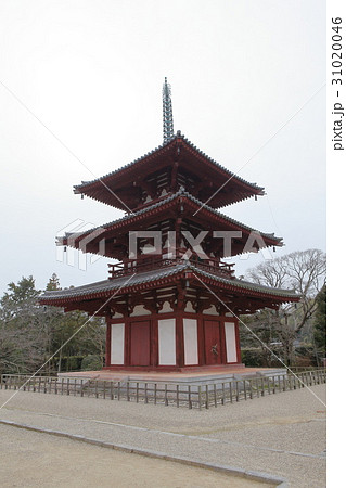 斑鳩の寺院 法輪寺三重塔 斑鳩の寺院 法輪寺三重塔 31020046