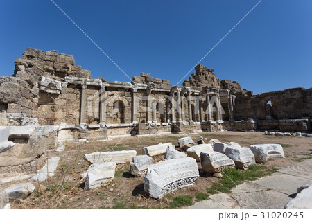 City agora of ancient Side in Turkey City agora of ancient Side in Turkey 31020245