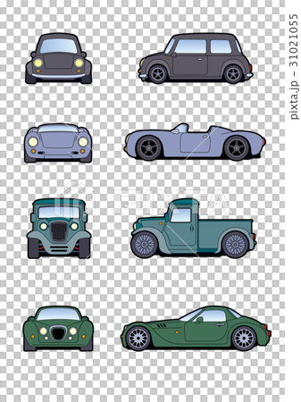 クラシックカースポーツ チューニングカー モディファイカーのイラスト素材