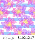 花と縞のシームレスパターン 31021217