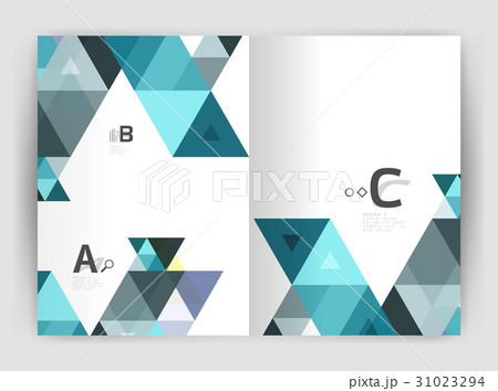 Modern business brochure or leaflet A4 cover 31023294