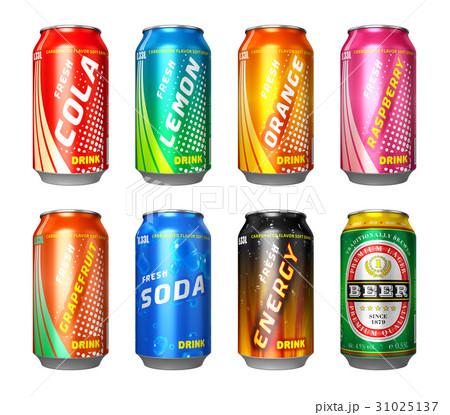 Set of drink cans 31025137