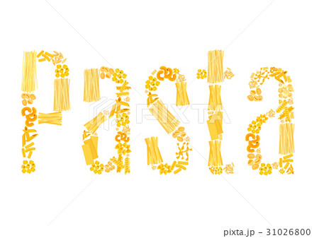 Vector text of pasta for Italian restaurant 31026800