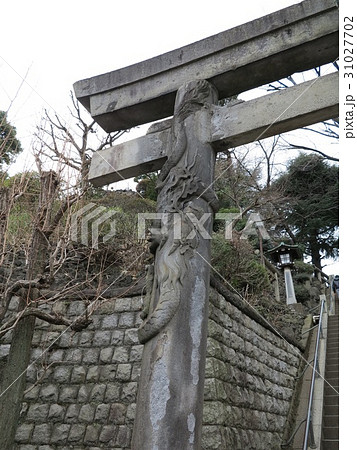 品川神社 龍の鳥居 品川神社 龍の鳥居 31027702