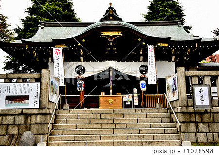荒川区尾久八幡神社の拝殿 31028598