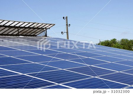Solar panels on the roof Solar panels on the roof 31032300