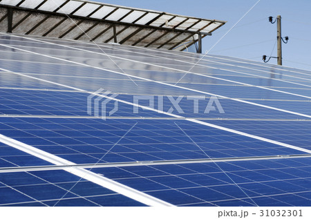Solar panels on the roof Solar panels on the roof 31032301