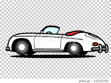 German Historic Open Sports Rear View White 31032708