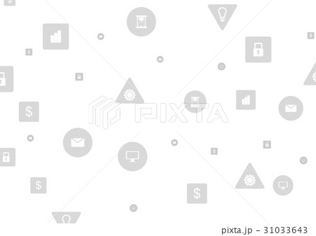 Grey social communication tech icons background 31033643