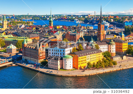 Aerial panorama of Stockholm, Sweden 31036492