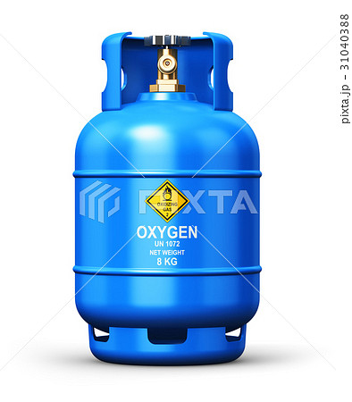 Liquefied oxygen industrial gas container Liquefied oxygen industrial gas container 31040388