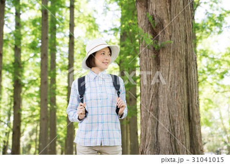 ハイキング　旅行 31041015