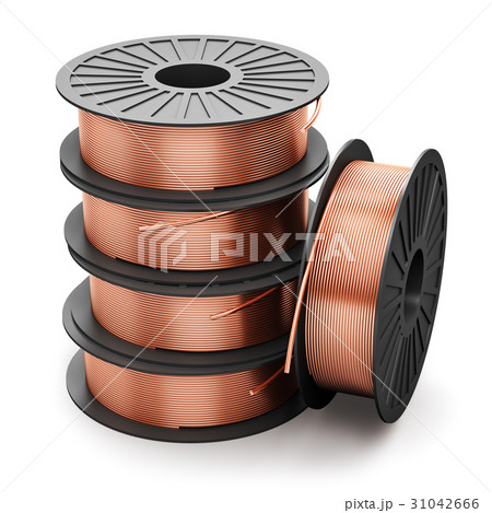 Coils of copper wires 31042666
