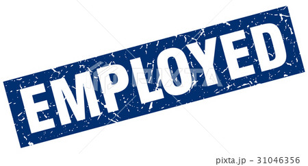 square grunge blue employed stamp square grunge blue employed stamp 31046356