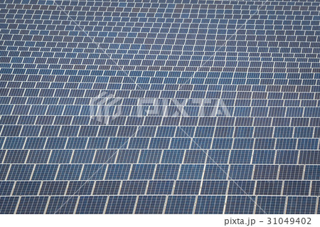 Solar panel produces green, environmentally Solar panel produces green, environmentally 31049402