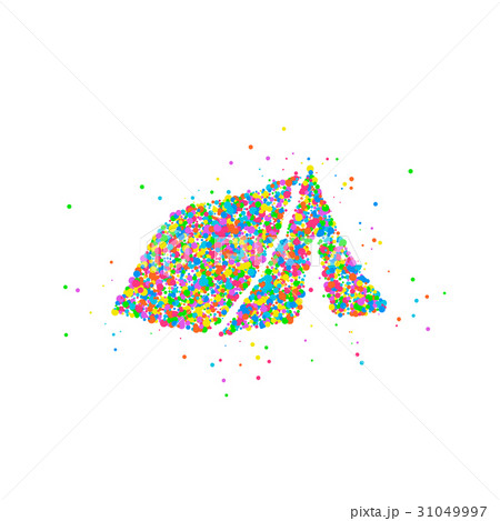 Abstract tourist tent 31049997