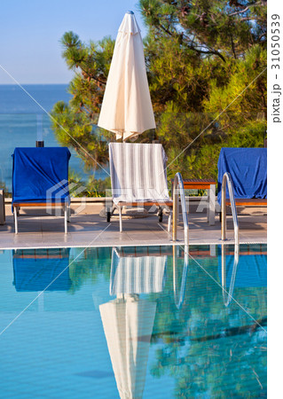Swimming pool on a sunny day Swimming pool on a sunny day 31050539