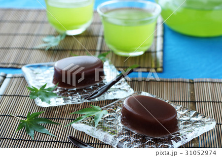 水ようかん 冷茶 水ようかん 冷茶 31052974