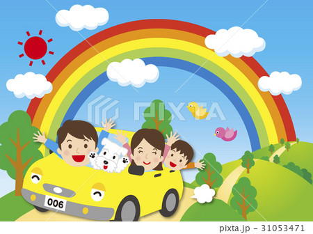 行楽のイラスト素材