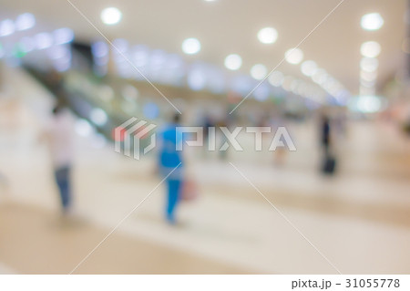Abstract blur passenger in the airport . Abstract blur passenger in the airport . 31055778