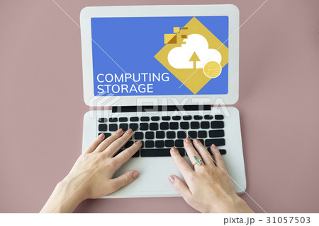 Computing Storage Modern Technology Concept 31057503