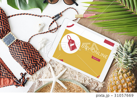 Network connection graphic overlay background on digital device screen Network connection graphic overlay background on digital device screen 31057669