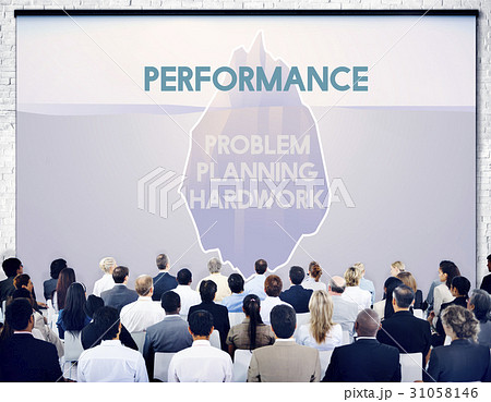 Problem Planning Hard Work Achievement Iceberg Graphic Problem Planning Hard Work Achievement Iceberg Graphic 31058146