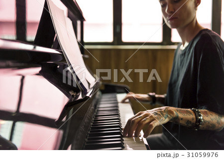 Grand Piano Pianist Musician Performer Melody 31059976