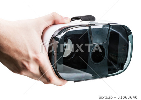 Hand holding virtual reality glasses   31063640