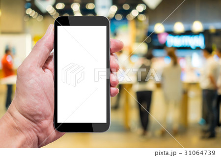 One trying smartphone in IT shop 31064739