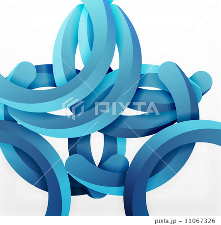 Modern 3d geometrical style background, arch 31067326
