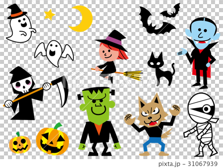 ハロウィンを彩るキャラクター 31067939