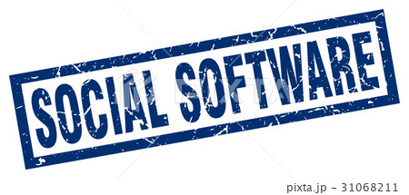 square grunge blue social software stamp square grunge blue social software stamp 31068211