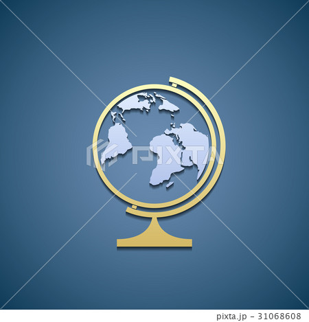 Icon globe. Flat graphic. Icon globe. Flat graphic. 31068608