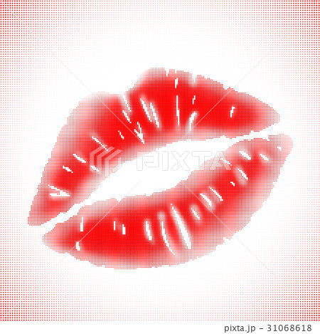 Imprint of lips. 31068618