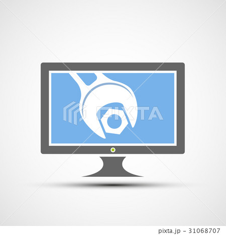 Logo display. Stock illustration. 31068707