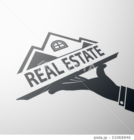 tray with a house 31068946