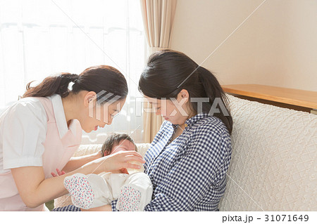 woman during pregnancy or shortly after childbirth 31071649