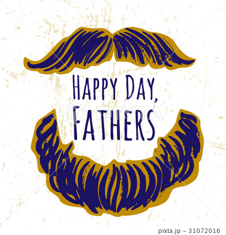 Ink hand drawn vector background on Father`s day 31072016