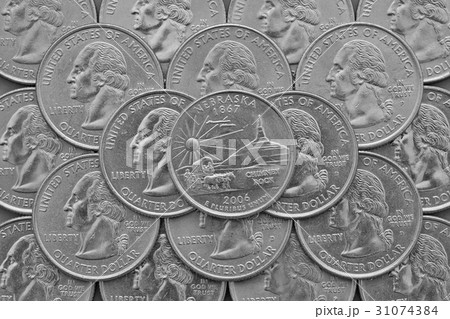 Nebraska State and coins of USA. Nebraska State and coins of USA. 31074384