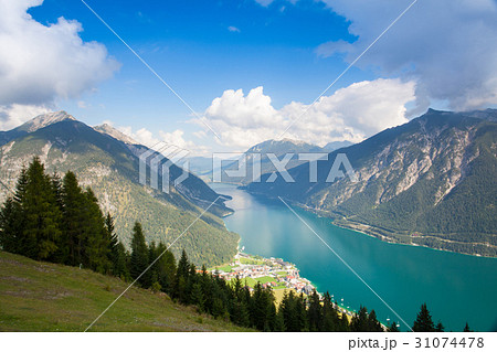 Mountain view from the top - Alpbach valley Mountain view from the top - Alpbach valley 31074478