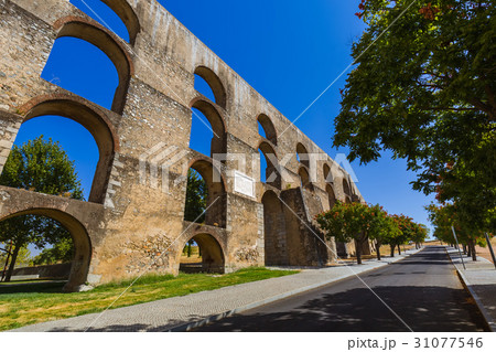 Old aqueduct - Elvas Portugal Old aqueduct - Elvas Portugal 31077546