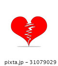 Red heartbreak / broken heart 31079029