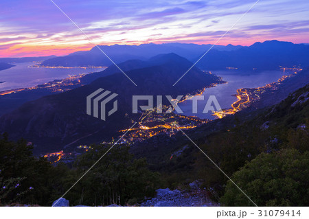 Kotor Bay on sunset - Montenegro 31079414