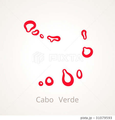 Cabo Verde - Outline Map 31079593