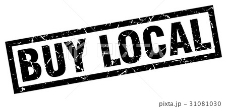 square grunge black buy local stamp 31081030