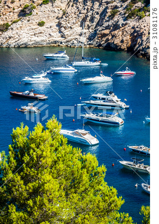 Es vedra island of Ibiza Cala d Hort in Balearic Es vedra island of Ibiza Cala d Hort in Balearic 31081176