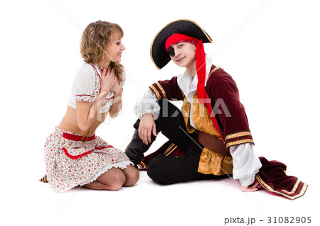 Couple ready to party on Halloween Couple ready to party on Halloween 31082905